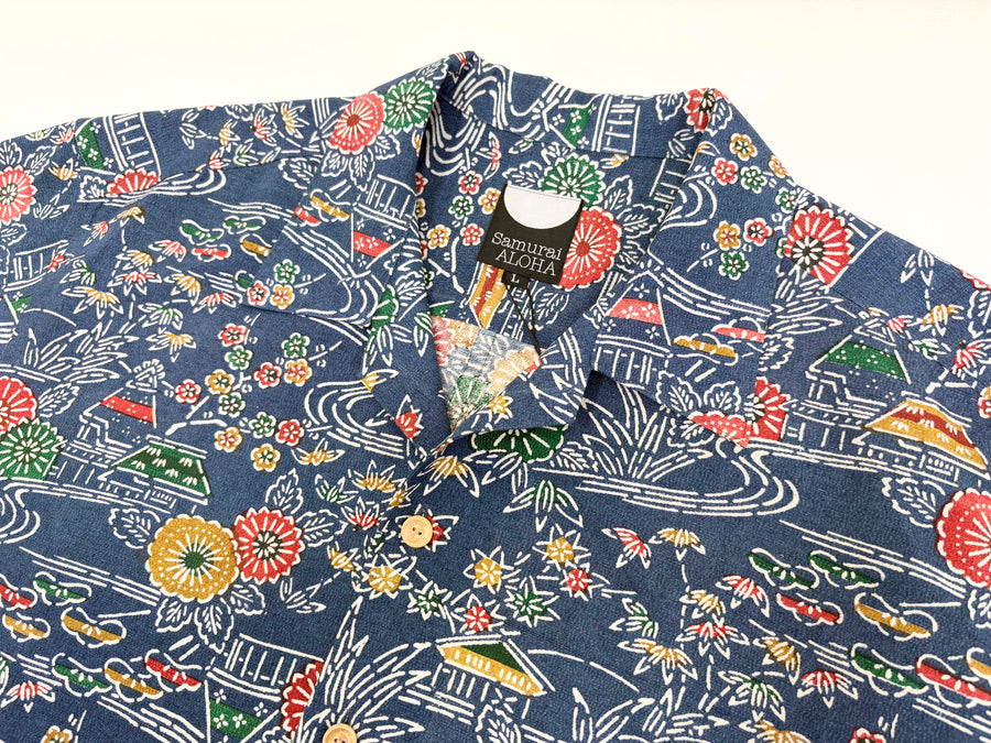 Samurai Aloha Silk L #32531380