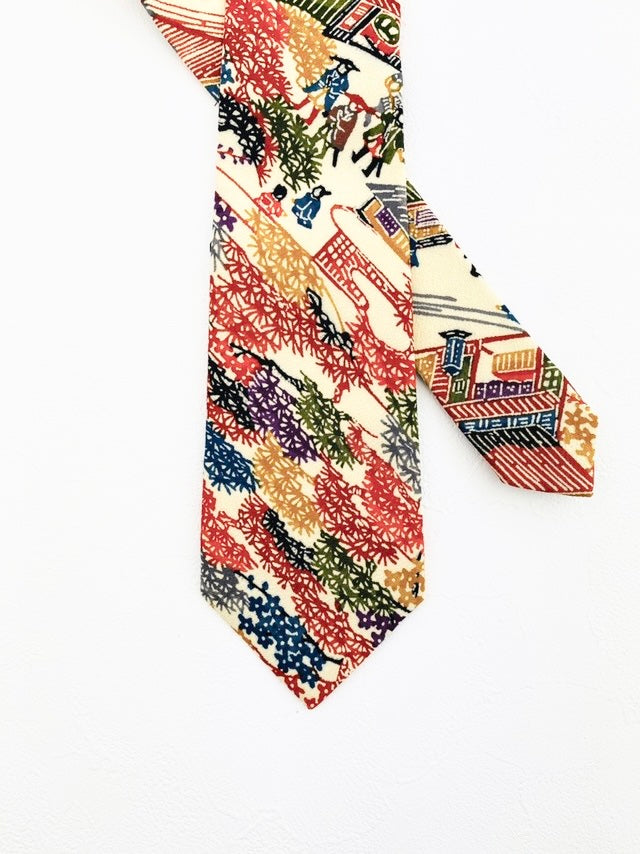 Unique Kimono Fabric Necktie #7207037